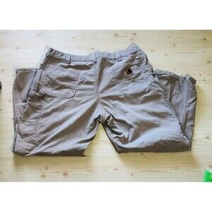 Carhartt Pants Men’s 42 X30 Light Brown Relaxed Fit Rugged Canvas RN 14806